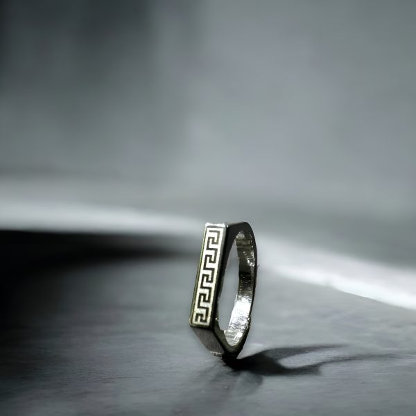 Elysian Greek Key Ring